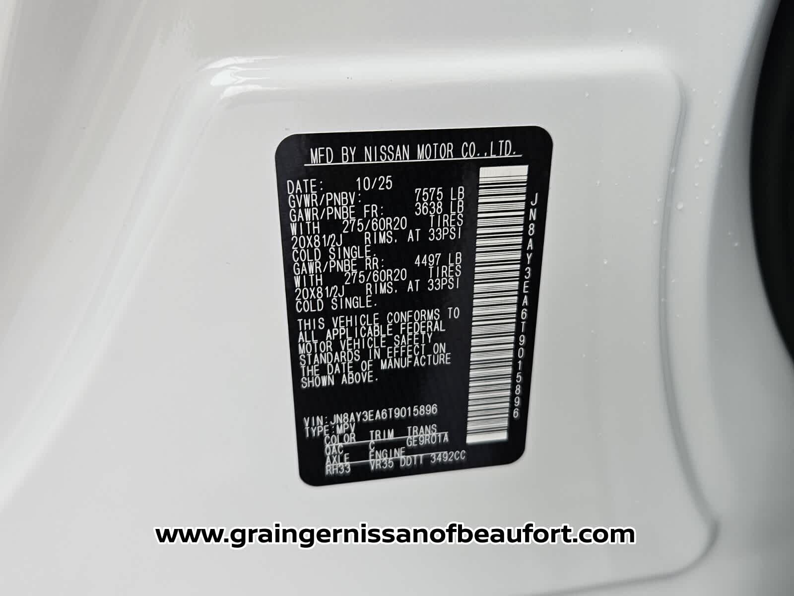 2026 Nissan Armada Platinum