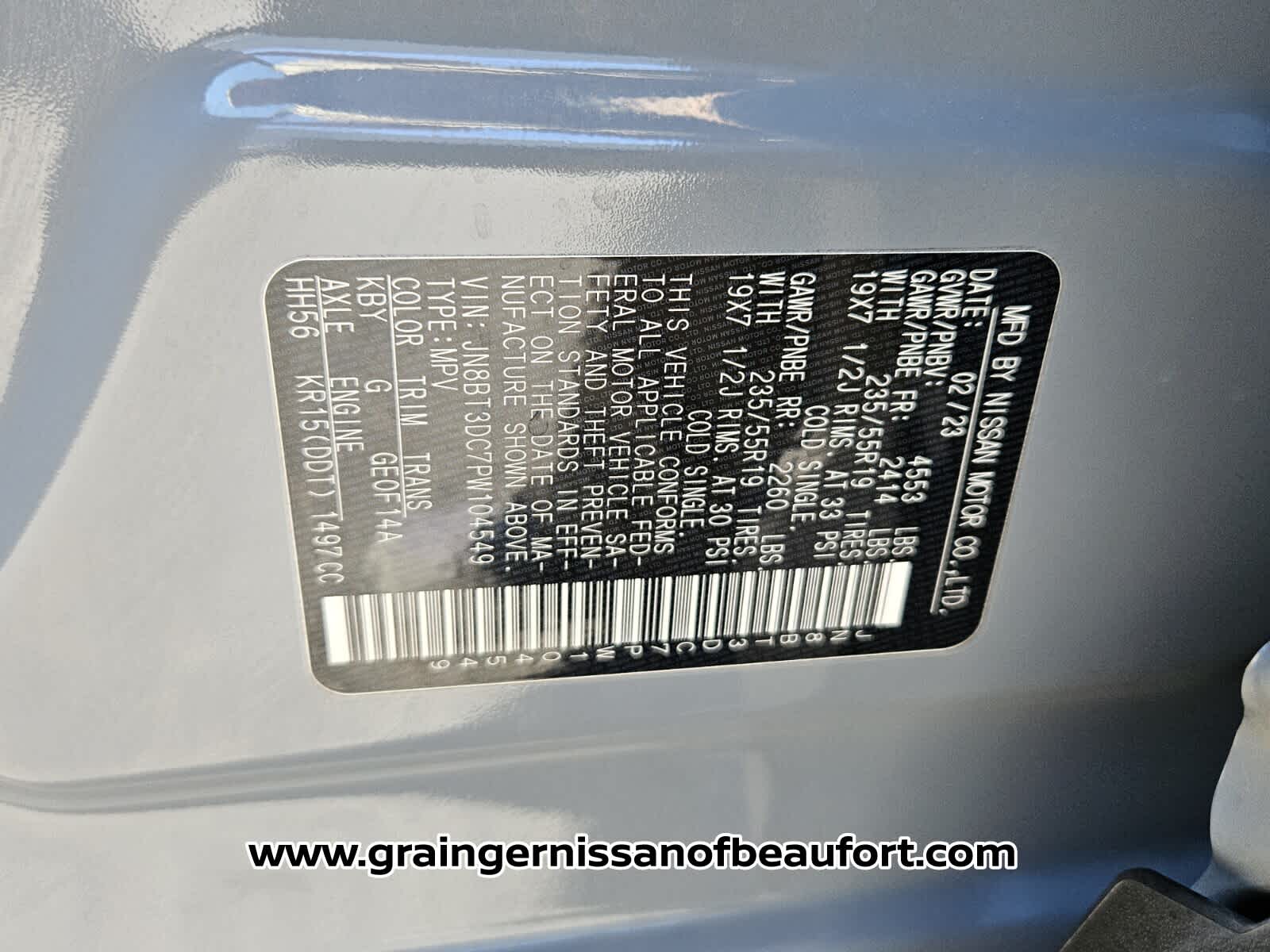 2023 Nissan Rogue Platinum