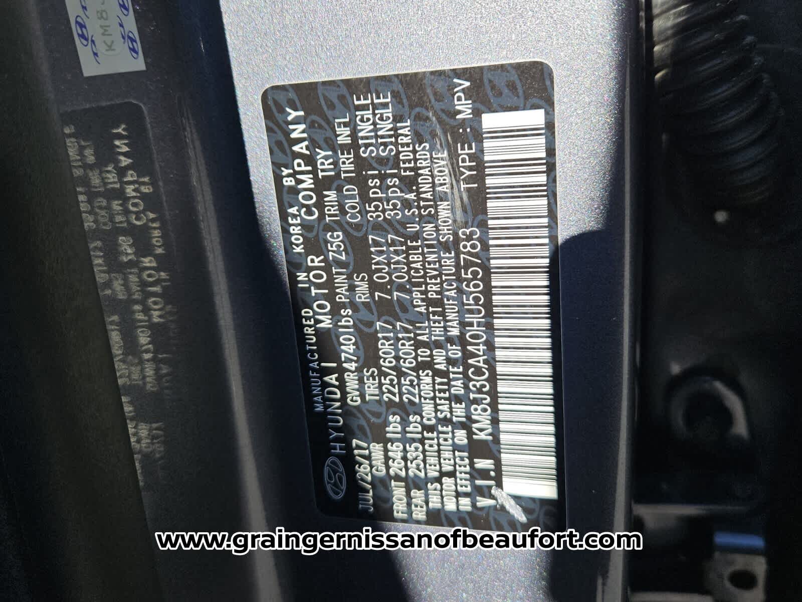 2017 Hyundai Tucson SE