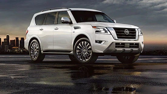 2023 Nissan Armada new 22-inch 14-spoke aluminum-alloy wheels. | Grainger Nissan of Beaufort in Beaufort SC
