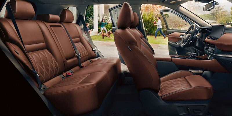 Schedule a visit at Grainger Nissan of Beaufort to explore the Rogue’s interior comfort