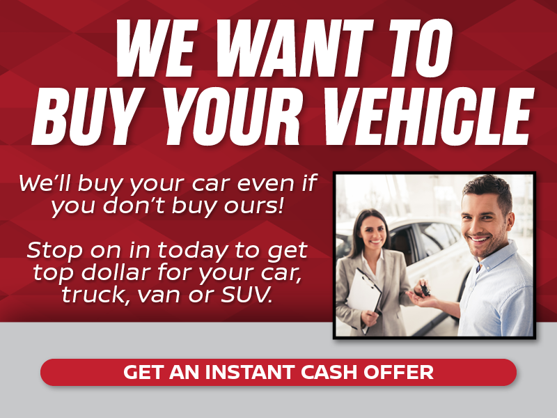 We want to buy your vehicle